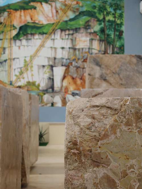 Blocchi di marmo naturale a Brescia produzione